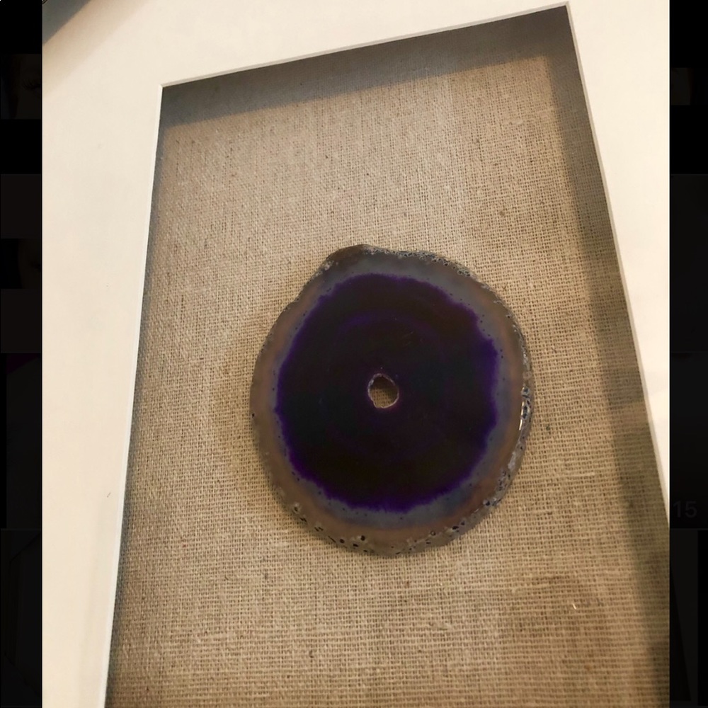 Agate slice frame - Picture 2 of 2